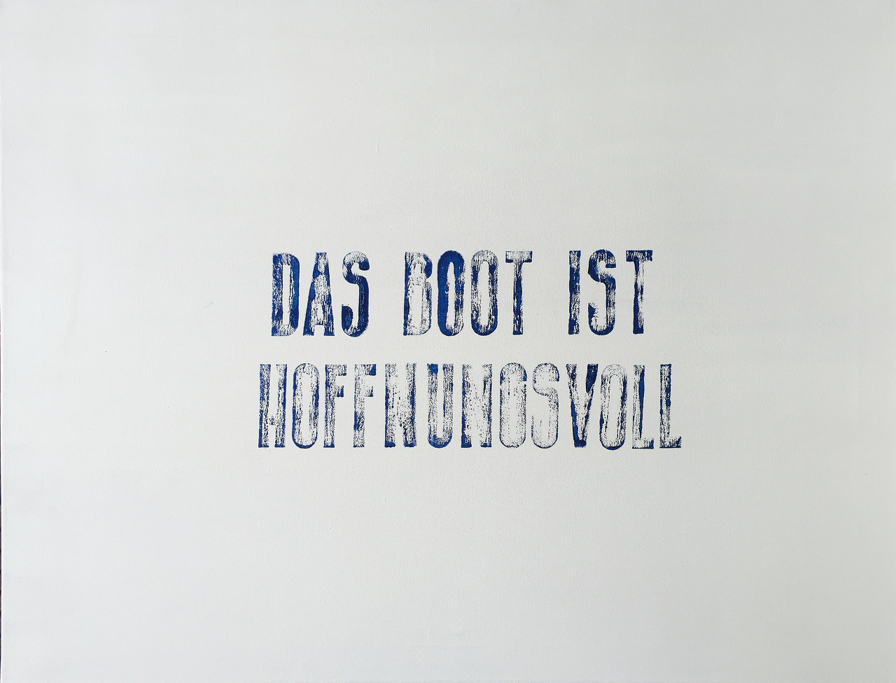 ﻿Das Boot ist hoffnungsvoll.
