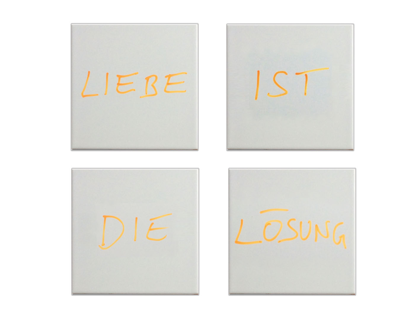 Liebe ist die Lösung.